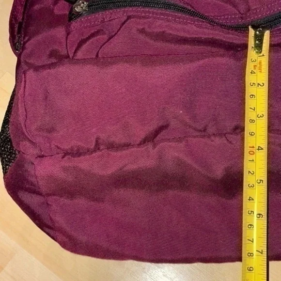 Victoria's Secret PINK Campus Backpack Black Orchid White Logo gently preloved - Picture 10 of 11